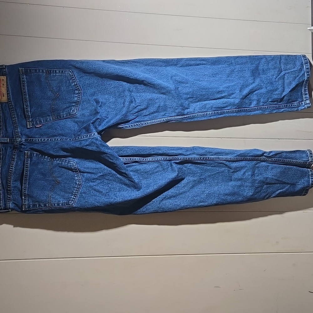 Levi's 505 Men's Relaxed Jeans Medium Wash Blue 36X32 - Picture 3 of 8